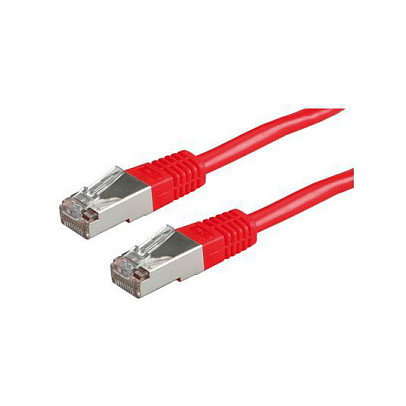 ROLINE Cable de parcheo S/FTP Cat.6 Class E PiMF Rojo 1m ROLINE Cable de parcheo S/FTP Cat.6 Class E PiMF Rojo 1m