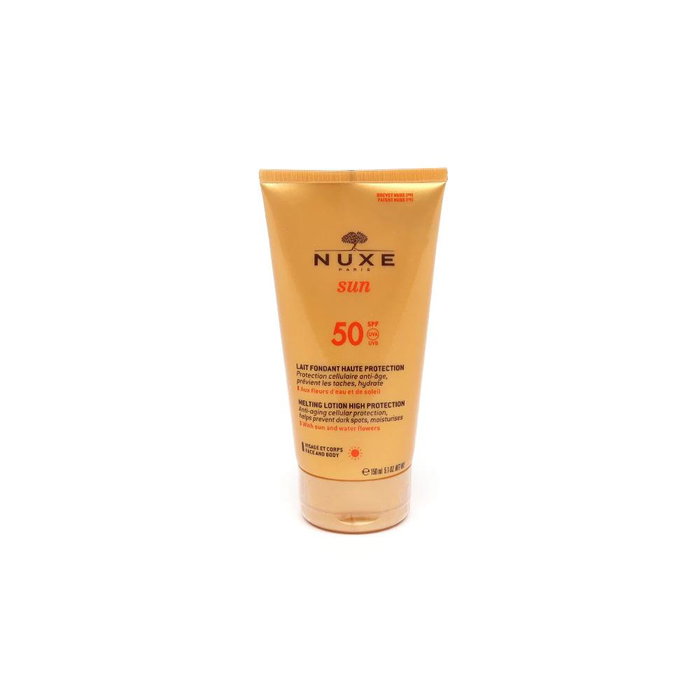 Nuxe Leche Fundente SPF50 150ml Protector Solar Facial y Corporal Nuxe Leche Fundente SPF50 150ml Protector Solar Facial y Corporal