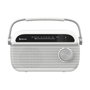 Denver TRB-67W Radio analógica con Bluetooth, Blanco