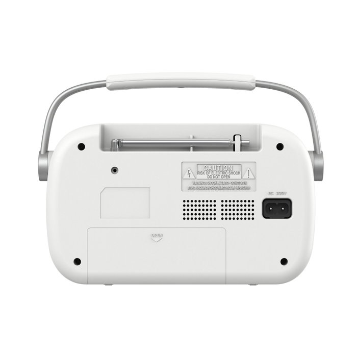 Denver TRB-67W Radio analógica con Bluetooth, Blanco Denver TRB-67W Radio analógica con Bluetooth, Blanco