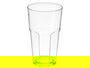 Leknes Vaso Transparente 350 ml de Plástico (PS) con Dimensiones 8 x 13.3 x 8 cm (Set de 48)