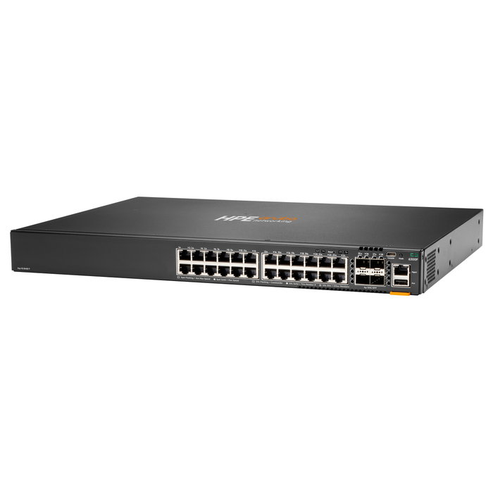 HP Enterprise Aruba Networking CX 6300F 24 puertos 1GbE y 4 puertos SFP56