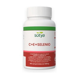 Sotya Selenio C+E 100 comprimidos de 500 mg Antioxidante Vitamina C E y Selenio