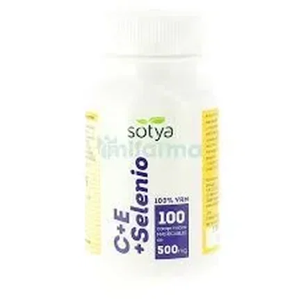 Sotya Vitamina C, Vitamina E y Selenio 100 Comprimidos Sotya Vitamina C, Vitamina E y Selenio 100 Comprimidos