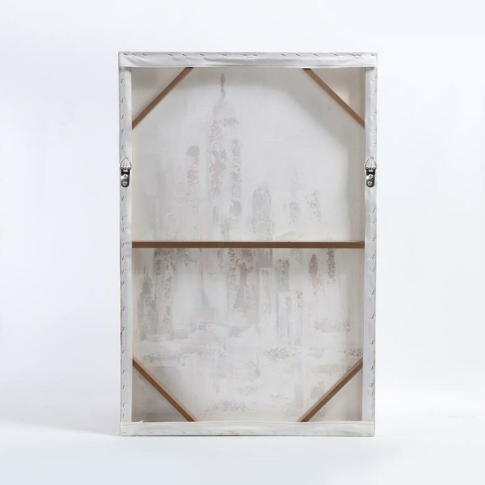 DKD Home Decor Cuadro Lienzo MDF New York Surtido de 2