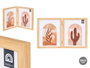 GIFTDECOR Portafoto Doble Efecto Bambú 20x25 Marrón