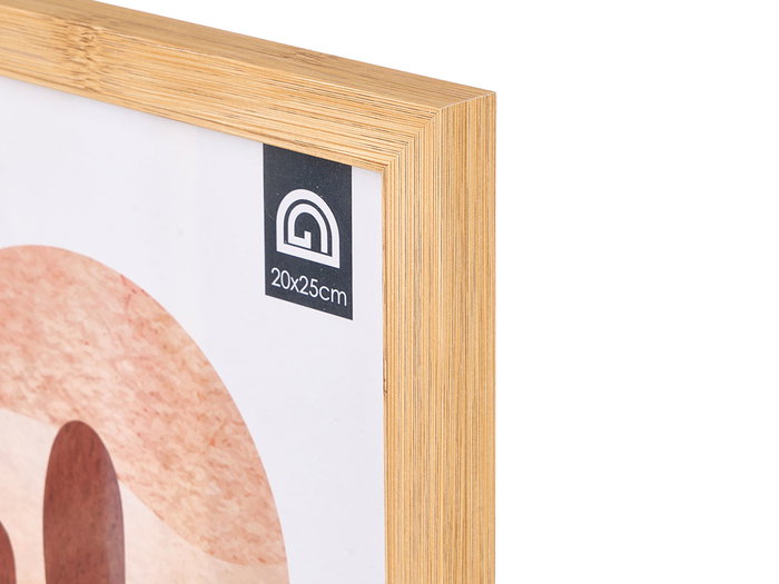 GIFTDECOR Portafoto Doble Efecto Bambú 20x25 Marrón
