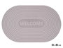 GIFTDECOR Felpudo Welcome Gris 50x80cm