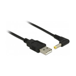 DeLOCK 85544 Cable de alimentación USB A a DC 4,0 x 1,7 mm 90°, 1,5 m