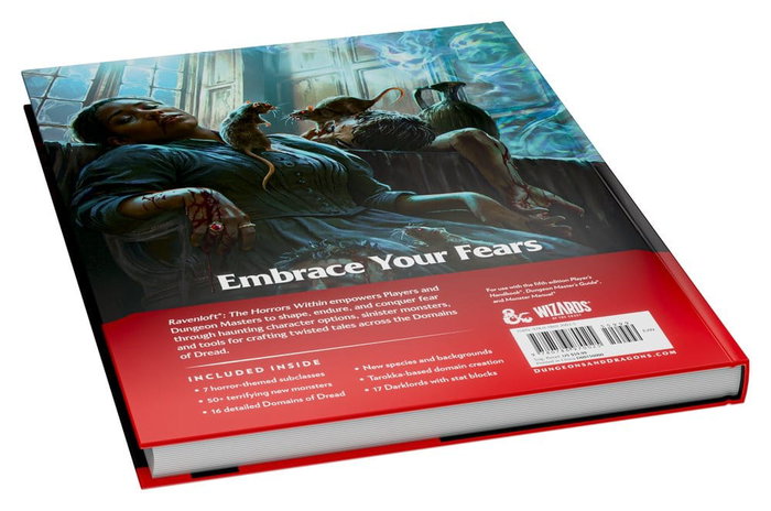 Wizards of the Coast Dungeons & Dragons RPG Ravenloft: The Horrors Within Libro Edición Inglés
