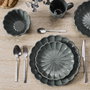 Home Deco Factory Plato de Postre Calista Gris Terra Nova 20 cm
