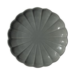 Home Deco Factory Plato de Postre Calista Gris Terra Nova 20 cm
