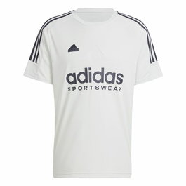 Camiseta de Manga Corta Hombre Adidas Tiro Q1 Blanco