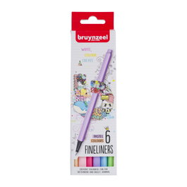 Bruynzeel Set de 6 Lápices Pastel Punta Fina