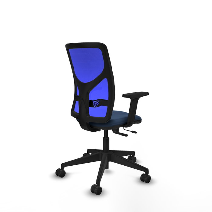 PIQUERAS Y CRESPO Silla de oficina Motilla Azul marino y Azul