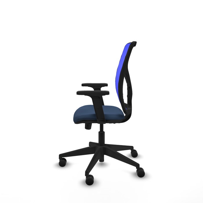 PIQUERAS Y CRESPO Silla de oficina Motilla Azul marino y Azul