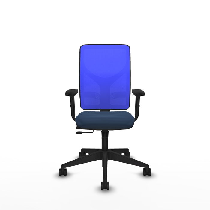 PIQUERAS Y CRESPO Silla de oficina Motilla Azul marino y Azul