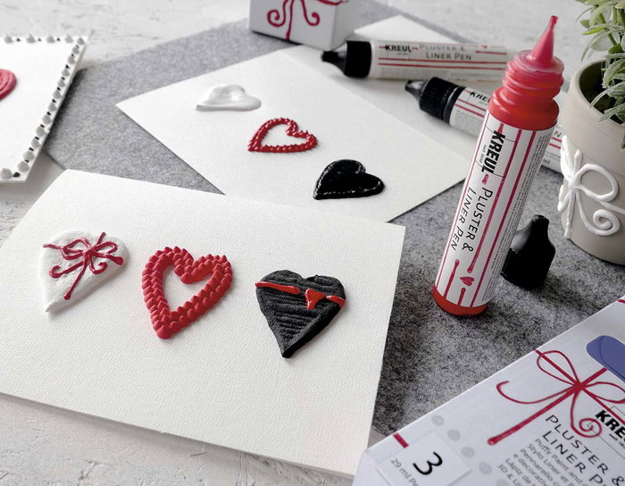 Kreul Set de 3 rotuladores PUFFY pen y contornos PLUSTER & LINER PEN efecto 3D Kreul Set de 3 rotuladores PUFFY pen y contornos PLUSTER & LINER PEN efecto 3D