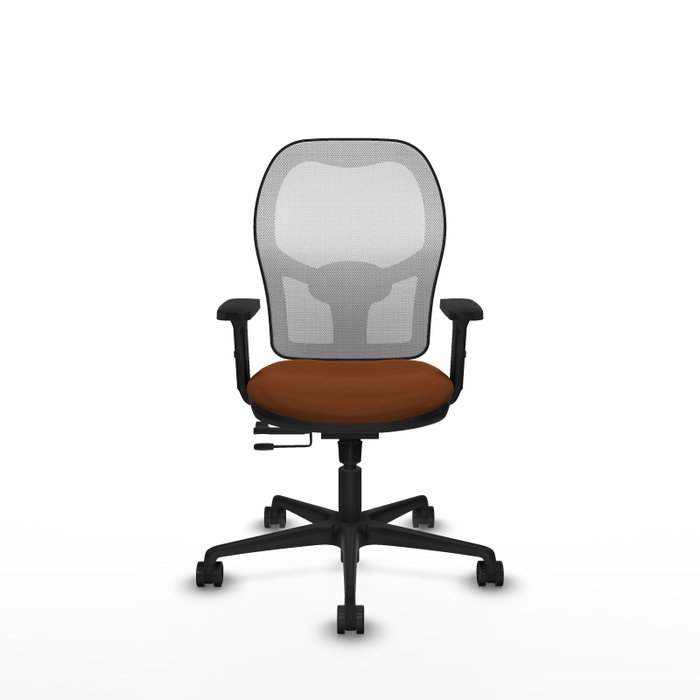 PIQUERAS Y CRESPO Silla de oficina Jorquera Marrón y Blanco PIQUERAS Y CRESPO Silla de oficina Jorquera Marrón y Blanco