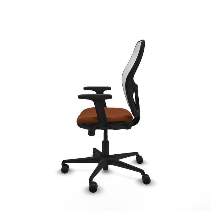 PIQUERAS Y CRESPO Silla de oficina Jorquera Marrón y Blanco PIQUERAS Y CRESPO Silla de oficina Jorquera Marrón y Blanco