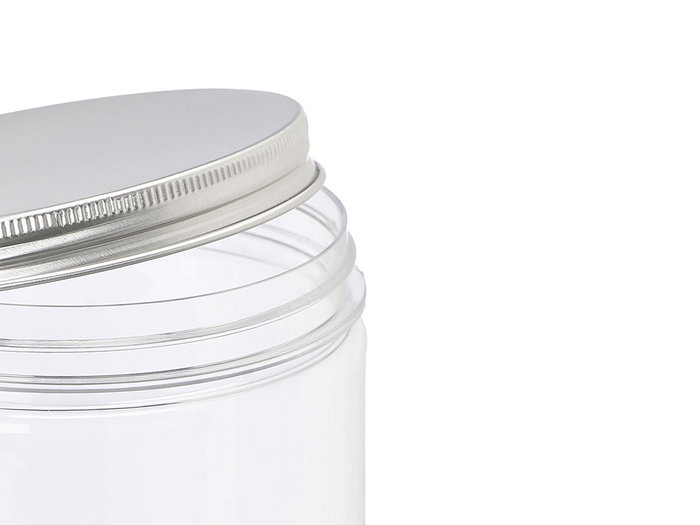 Kinvara Tarro Pet Tapa Aluminio 300 ml 6.5x6.5x10 cm (Set de 48) Kinvara Tarro Pet Tapa Aluminio 300 ml 6.5x6.5x10 cm (Set de 48)