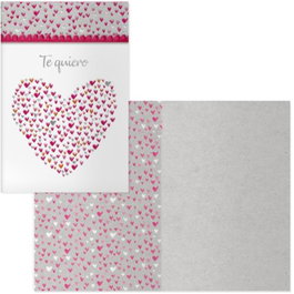 DOHE AGENDAS Pack 6 tarjetas de felicitación modelo Valentín-aroma