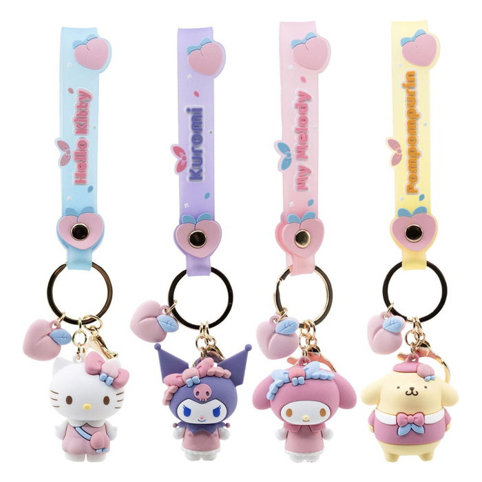 Sanrio Llaveros Peach Series Hello Kitty and Friends Expositor (12) Sanrio Llaveros Peach Series Hello Kitty and Friends Expositor (12)