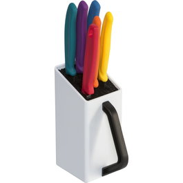 Victorinox Swiss Classic Utility Block de 7 piezas con bloque de cuchillos en multicolor