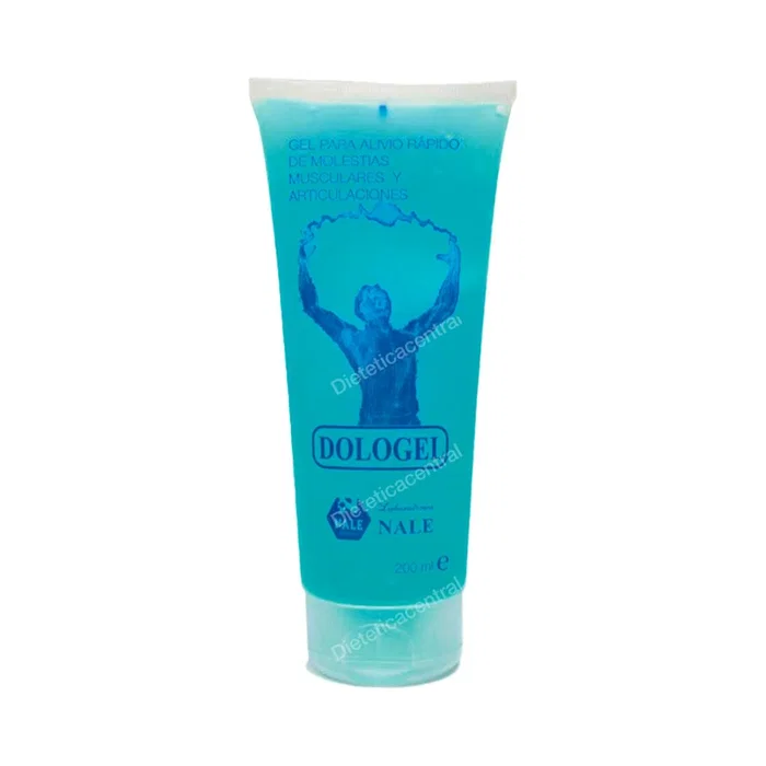 NALE Dologel Tubo 200ml, Gel Analgésico y Antiinflamatorio de Uso Tópico para Aliviar el Dolor, con Mentol, Camomila y Salvia NALE Dologel Tubo 200ml, Gel Analgésico y Antiinflamatorio de Uso Tópico para Aliviar el Dolor, con Mentol, Camomila y Salvia