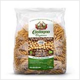 CASTAGNO Espirales de Garbanzos Eco 250Gr. Pasta Alimenticia Vegana