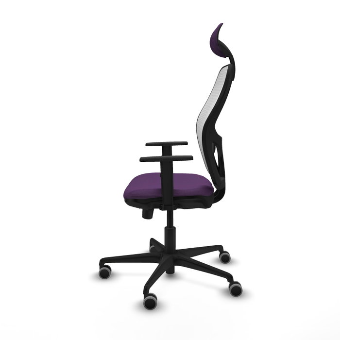PIQUERAS Y CRESPO Silla de oficina Jorquera Morada con mecanismo Sincro/Traslack
