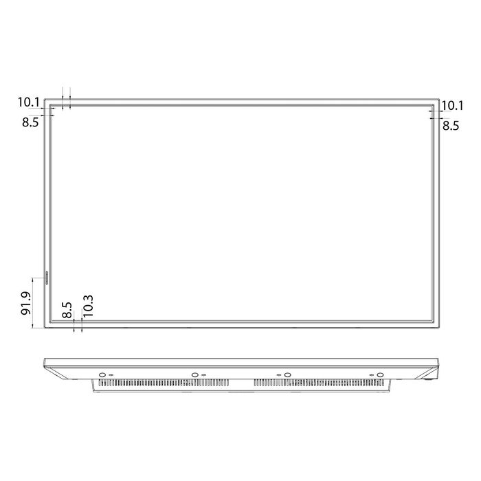 Hisense Pizarra de Caballete Digital de 32" Full HD IPS, Wi-Fi, Ethernet, Android 11, 24/7 Operación Continua, Montaje VESA 200x200, HDMI x3, DisplayPort - Para Cartelería Digital