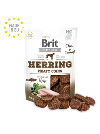 Brit Jerky Snack Meaty Coins Arenques Snack para Perros 80 gr