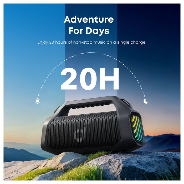 Soundcore Boom 2 Pro Altavoz Bluetooth Portátil Inalámbrico Negro 140W A3134A11