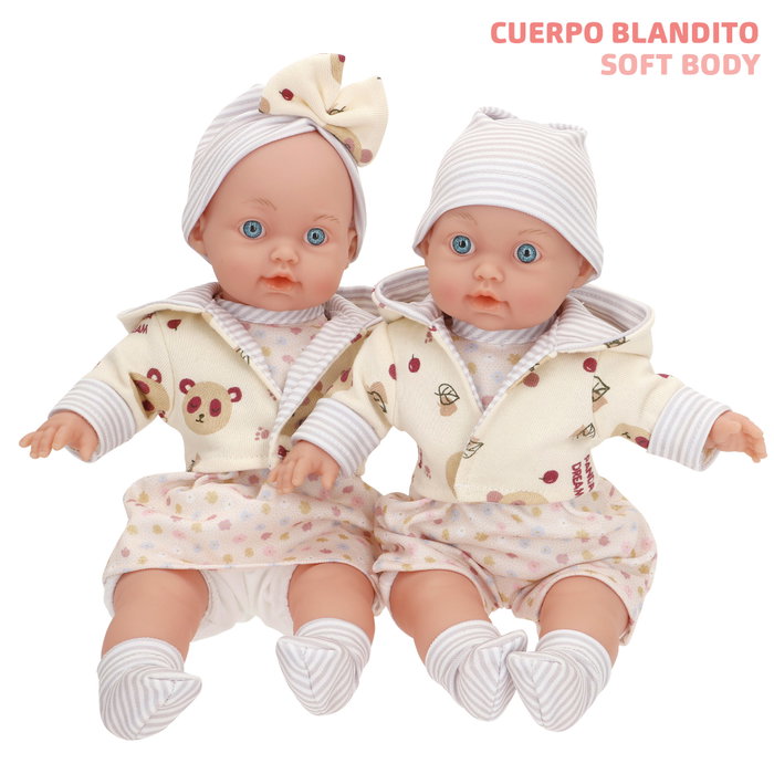Colorbaby Set de 2 Muñecas