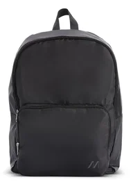 Muitomas Mochila Informal Plegable Ciudad Negro Poliéster FLDBACKPACKBK - Compacta, Ligera, Versátil con Bolsillo Frontal y Asa de Transporte