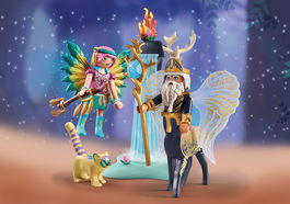 Playmobil Ayuma Abjatus Con Knight Fairy Set de Juego de Figuras Mágicas para Niños a Partir de 7 Años