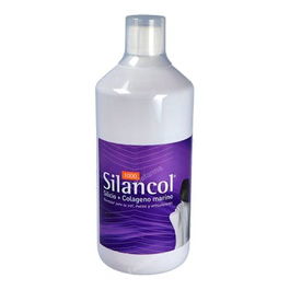 MCA PRODUCTOS NATURALES Silancol 1Litro Complemento Alimenticio con Silicio Orgánico y Colágeno Marino Sabor Frambuesa