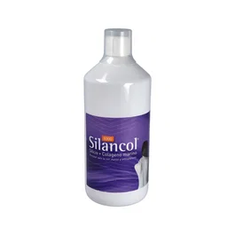 MCA PRODUCTOS NATURALES Silancol 1Litro Complemento Alimenticio con Silicio Orgánico y Colágeno Marino Sabor Frambuesa