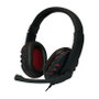 Logilink auricular con microfono diadema negro/rojo pc/juegos hs0033
