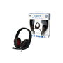 Logilink auricular con microfono diadema negro/rojo pc/juegos hs0033
