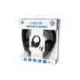 Logilink auricular con microfono diadema negro/rojo pc/juegos hs0033