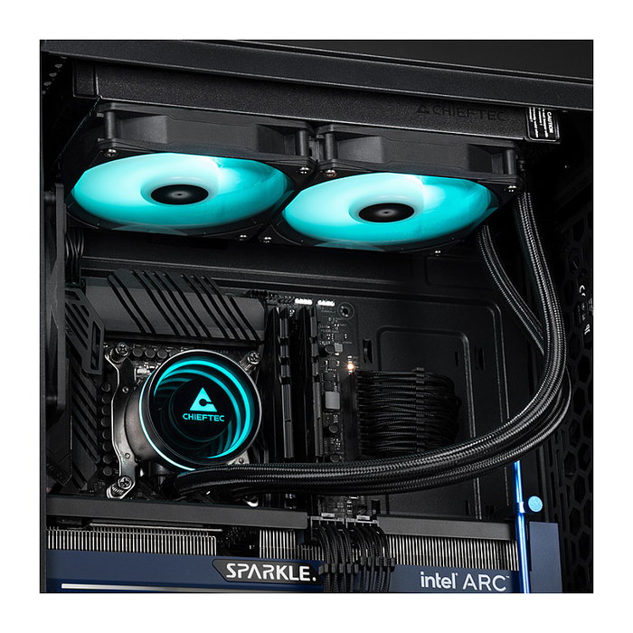 Chieftec Iceberg 240 RGB Refrigeración Líquida | 1700 1200 1150 1151 1155 1156 1851 AM5/4/3+/2+/2