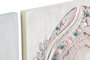 DKD Home Decor Cuadro Colonial Beige Gris 3.7 x 90 x 90 cm Lienzo Pino 2 Unidades