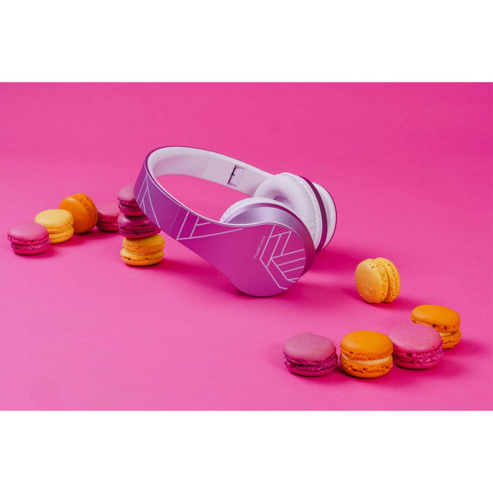 PowerLocus P2 Auriculares para Niños Púrpura/Blanco