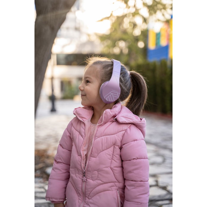 PowerLocus P2 Auriculares para Niños Púrpura/Blanco