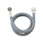Edm Manguera de entrada de agua de lavadora 2,0 m 3/4-3/4 pulg gris