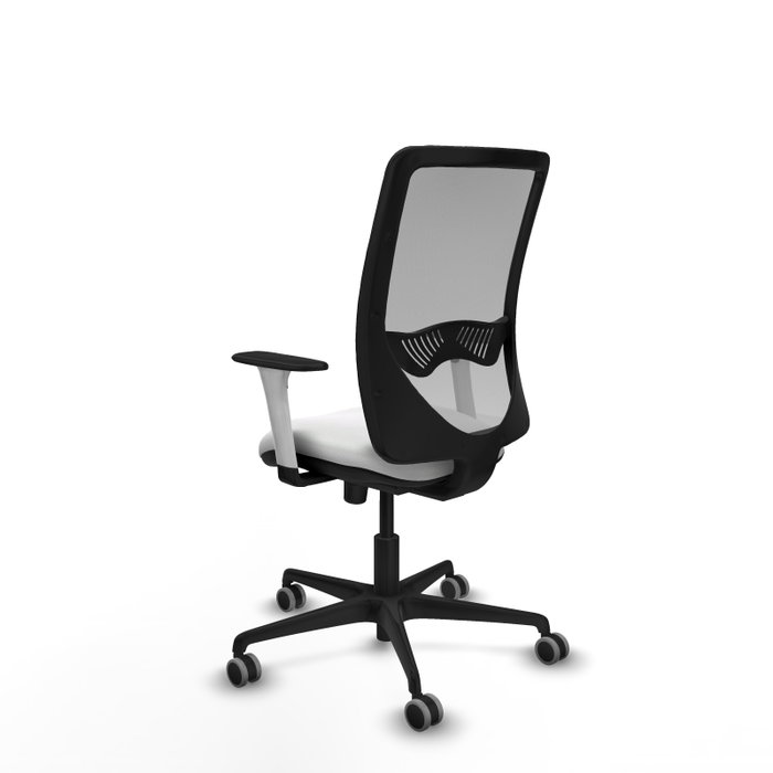 PIQUERAS Y CRESPO Silla de oficina Zulema con mecanismo Sincro, Gris y Blanca PIQUERAS Y CRESPO Silla de oficina Zulema con mecanismo Sincro, Gris y Blanca