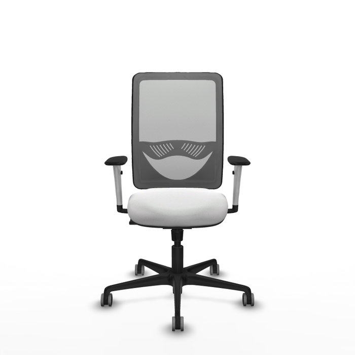 PIQUERAS Y CRESPO Silla de oficina Zulema con mecanismo Sincro, Gris y Blanca PIQUERAS Y CRESPO Silla de oficina Zulema con mecanismo Sincro, Gris y Blanca