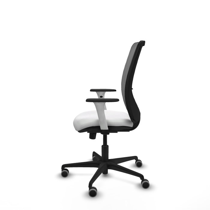 PIQUERAS Y CRESPO Silla de oficina Zulema con mecanismo Sincro, Gris y Blanca PIQUERAS Y CRESPO Silla de oficina Zulema con mecanismo Sincro, Gris y Blanca
